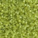 Miyuki Delica Perlen 11/0 - Sparkling yellow green lined crystal DB-910